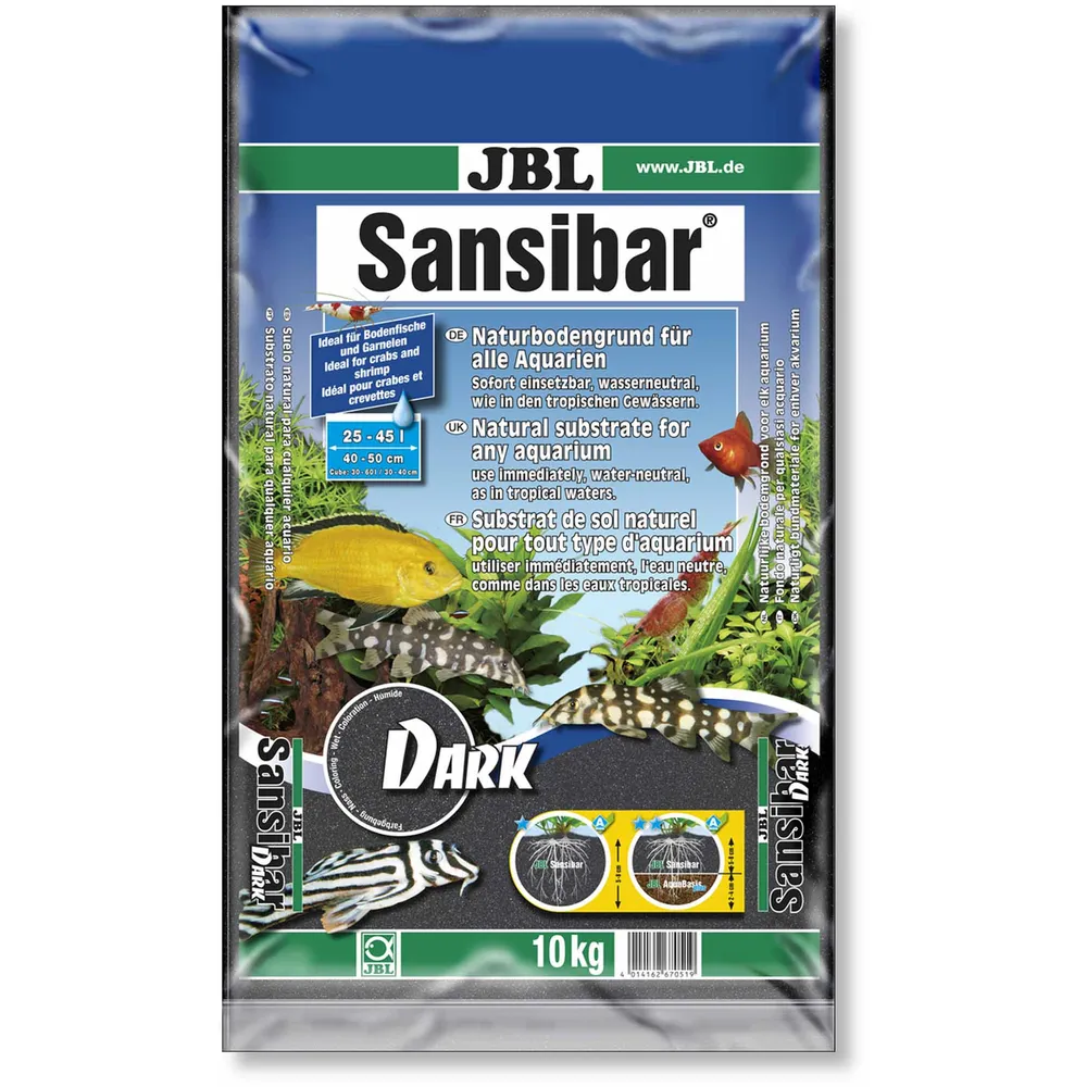 Jbl Sansibar Sort 10 kg Akvariegrus
